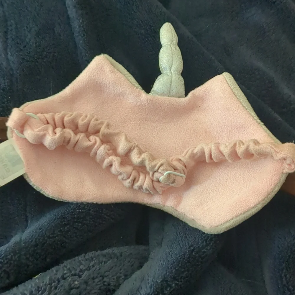 Pusheen Kids Sleep Mask Plush Narwhal Light Pink Tan